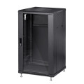 Комутаційна шафа Trinix TRX-22U для організації мережевого обладнання 600x600x1166 мм чорна, IP20, розбірна з замком, навантаження до 1000 кг Комутаційна шафа Trinix TRX-22U для організації мережевого обладнання 600x600x1166 мм чорна, IP20, розбірна з замком, навантаження до 1000 кг