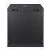 Комутаційна шафа Trinix TRX-12U/600x450x637 для організації мережевих з'єднань, чорна, розбірна, з максимальним навантаженням 55 кг, клас захисту IP20