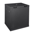 Комутаційна шафа Trinix TRX-12U/600x450x637 для організації мережевих з'єднань, чорна, розбірна, з максимальним навантаженням 55 кг, клас захисту IP20 Комутаційна шафа Trinix TRX-12U/600x450x637 для організації мережевих з'єднань, чорна, розбірна, з максимальним навантаженням 55 кг, клас захисту IP20