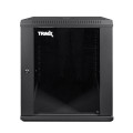 Комутаційна шафа Trinix TRX-12U/600x450x637 для організації мережевих з'єднань, чорна, розбірна, з максимальним навантаженням 55 кг, клас захисту IP20 Комутаційна шафа Trinix TRX-12U/600x450x637 для організації мережевих з'єднань, чорна, розбірна, з максимальним навантаженням 55 кг, клас захисту IP20