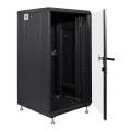 Комутаційна шафа Trinix TRX-22U для організації мережевого обладнання 600x600x1166 мм чорна, IP20, розбірна з замком, навантаження до 1000 кг Комутаційна шафа Trinix TRX-22U для організації мережевого обладнання 600x600x1166 мм чорна, IP20, розбірна з замком, навантаження до 1000 кг