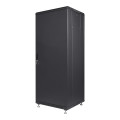 Комутаційна шафа 32U Trinix TRX-32U/600x600x1610 Black для монтажу обладнання з максимальним навантаженням 1000 кг, з замком та розбірною конструкцією Комутаційна шафа 32U Trinix TRX-32U/600x600x1610 Black для монтажу обладнання з максимальним навантаженням 1000 кг, з замком та розбірною конструкцією