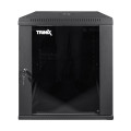Комутаційна шафа для сервера Trinix TRX-12U/600x600x637 чорна з розбірною конструкцією та замком, максимальне навантаження 55 кг, клас захисту IP20 Комутаційна шафа для сервера Trinix TRX-12U/600x600x637 чорна з розбірною конструкцією та замком, максимальне навантаження 55 кг, клас захисту IP20