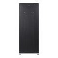Комутаційна шафа 32U Trinix TRX-32U/600x600x1610 Black для монтажу обладнання з максимальним навантаженням 1000 кг, з замком та розбірною конструкцією Комутаційна шафа 32U Trinix TRX-32U/600x600x1610 Black для монтажу обладнання з максимальним навантаженням 1000 кг, з замком та розбірною конструкцією