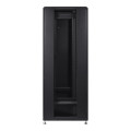Комутаційна шафа 32U Trinix TRX-32U/600x600x1610 Black для монтажу обладнання з максимальним навантаженням 1000 кг, з замком та розбірною конструкцією Комутаційна шафа 32U Trinix TRX-32U/600x600x1610 Black для монтажу обладнання з максимальним навантаженням 1000 кг, з замком та розбірною конструкцією