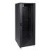Комутаційна шафа 32U Trinix TRX-32U/600x600x1610 Black для монтажу обладнання з максимальним навантаженням 1000 кг, з замком та розбірною конструкцією