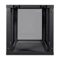 Комутаційна шафа для сервера Trinix TRX-12U/600x600x637 чорна з розбірною конструкцією та замком, максимальне навантаження 55 кг, клас захисту IP20 Комутаційна шафа для сервера Trinix TRX-12U/600x600x637 чорна з розбірною конструкцією та замком, максимальне навантаження 55 кг, клас захисту IP20