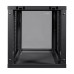 Комутаційна шафа для сервера Trinix TRX-12U/600x600x637 чорна з розбірною конструкцією та замком, максимальне навантаження 55 кг, клас захисту IP20