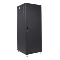 Комутаційна шафа 32U Trinix TRX-32U/600x600x1610 Black для монтажу обладнання з максимальним навантаженням 1000 кг, з замком та розбірною конструкцією Комутаційна шафа 32U Trinix TRX-32U/600x600x1610 Black для монтажу обладнання з максимальним навантаженням 1000 кг, з замком та розбірною конструкцією