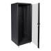 Комутаційна шафа 32U Trinix TRX-32U/600x600x1610 Black для монтажу обладнання з максимальним навантаженням 1000 кг, з замком та розбірною конструкцією