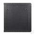 Комутаційна шафа для сервера Trinix TRX-12U/600x600x637 чорна з розбірною конструкцією та замком, максимальне навантаження 55 кг, клас захисту IP20
