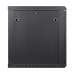 Комутаційна шафа для сервера Trinix TRX-12U/600x600x637 чорна з розбірною конструкцією та замком, максимальне навантаження 55 кг, клас захисту IP20