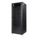 Комутаційна шафа 32U Trinix TRX-32U/600x600x1610 Black для монтажу обладнання з максимальним навантаженням 1000 кг, з замком та розбірною конструкцією
