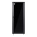 Комутаційна шафа 32U Trinix TRX-32U/600x600x1610 Black для монтажу обладнання з максимальним навантаженням 1000 кг, з замком та розбірною конструкцією