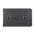 Комутаційна шафа Trinix TRX-4U/600x450x280 Black для монтажу мережевого обладнання з дверцятами та замком, статичне навантаження 55 кг, чорна, 4U, 11.8 кг Комутаційна шафа Trinix TRX-4U/600x450x280 Black для монтажу мережевого обладнання з дверцятами та замком, статичне навантаження 55 кг, чорна, 4U, 11.8 кг