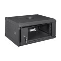 Комутаційна шафа Trinix TRX-4U/600x450x280 Black для монтажу мережевого обладнання з дверцятами та замком, статичне навантаження 55 кг, чорна, 4U, 11.8 кг Комутаційна шафа Trinix TRX-4U/600x450x280 Black для монтажу мережевого обладнання з дверцятами та замком, статичне навантаження 55 кг, чорна, 4U, 11.8 кг
