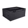 Комутаційна шафа 4U NVC-600x450 для організації мережевих кабелів із загартованими дверцями чорного кольору IP20 Комутаційна шафа 4U NVC-600x450 для організації мережевих кабелів із загартованими дверцями чорного кольору IP20