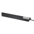 Блок розеток Trinix TRX-PDU/8M-16А Black для комутаційної шафи 19" на 8 розеток з вимикачем для забезпечення електроживлення тонкої техніки Блок розеток Trinix TRX-PDU/8M-16А Black для комутаційної шафи 19" на 8 розеток з вимикачем для забезпечення електроживлення тонкої техніки