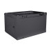 Комутаційна шафа NVC-6U/600x450x350 Black для організації кабельних мереж, з дверцятами із загартованого скла і захистом IP20