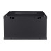 Комутаційна шафа NVC-6U/600x450x350 Black для організації кабельних мереж, з дверцятами із загартованого скла і захистом IP20