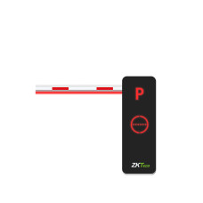 Шлагбаум ZKTeco BGM1030R-LED с прямой стрелой 3 м для контроля доступа на парковках, светодиодная подсветка, высокая скорость открытия 1.5 с, IP54