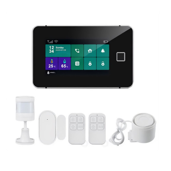 Комплект бездротової сигналізації Trinix TRX-GSM-Kit(LCD)(WiFi) для охоронних систем з підтримкою WiFi та GSM 850/900/1800/1900 МГц Комплект бездротової сигналізації Trinix TRX-GSM-Kit(LCD)(WiFi) для охоронних систем з підтримкою WiFi та GSM 850/900/1800/1900 МГц