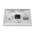 Комплект беспроводной сигнализации Trinix TRX-4G-Kit с WiFi и 4G LTE для охранной системы с хабом, датчиками и мобильным управлением через Tuya