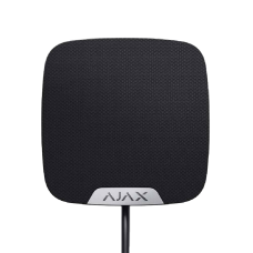Дротова сирена для приміщень AJAX HomeSiren Fibra (black)