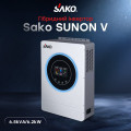 Гібридний інвертор 6.5kVA/6.2kW для сонячних систем Sako SUNON V 48V+120A MPPT з LCD-дисплеєм та WiFi для моніторингу