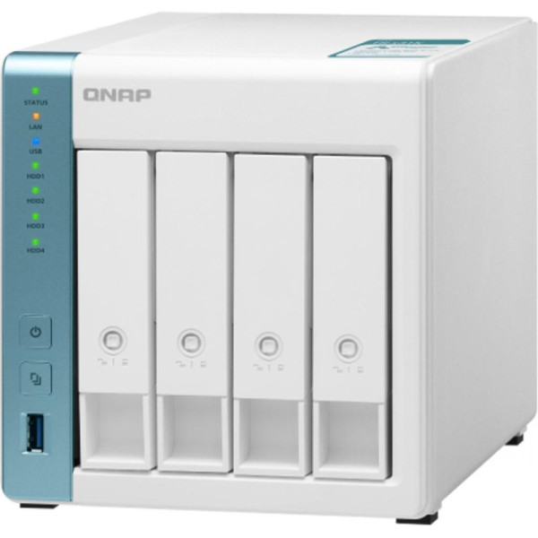 Система зберігання даних QNAP TS-431K з 4 відсіками для дисків, 1GB RAM, настільне виконання Система зберігання даних QNAP TS-431K з 4 відсіками для дисків, 1GB RAM, настільне виконання