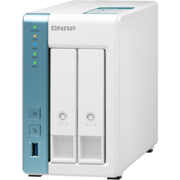 Система зберігання даних QNAP TS-231K з 2 відсіками для дисків, 1GB RAM, настільне виконання Система зберігання даних QNAP TS-231K з 2 відсіками для дисків, 1GB RAM, настільне виконання