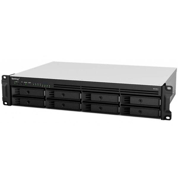 Система зберігання даних SYNOLOGY RS1221RP+ з 8 відсіками для дисків, 4GB RAM, стійкове виконання 2U Система зберігання даних SYNOLOGY RS1221RP+ з 8 відсіками для дисків, 4GB RAM, стійкове виконання 2U