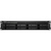 Система зберігання даних SYNOLOGY RS1221RP+ з 8 відсіками для дисків, 4GB RAM, стійкове виконання 2U