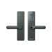 Умный биометрический замок SEVEN LOCK SL-7740BF grey для межкомнатных дверей с Bluetooth и многофункциональным управлением