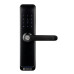 Умный дверной биометрический замок SEVEN LOCK SL-7767BF black для входных и межкомнатных дверей с Bluetooth управлением и функцией контроля доступа