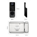 Розумний біометричний замок SL-7770BF з Bluetooth для воріт, хвірток та дверей, підтримує відбитки пальців, паролі та картки доступу MIFARE
