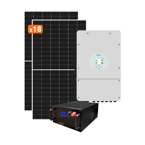 Сонячна електростанція (СЕС) Преміум Deye 10kW АКБ 10kWh LiFePO4 195 Ah Сонячна електростанція (СЕС) Преміум Deye 10kW АКБ 10kWh LiFePO4 195 Ah