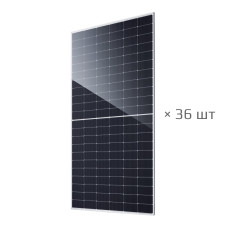 Сонячна панель JAM66D45-620/LB bifacial 620 Вт для генерації електроенергії та встановлення на дахах і наземних системах (палета 36 шт)