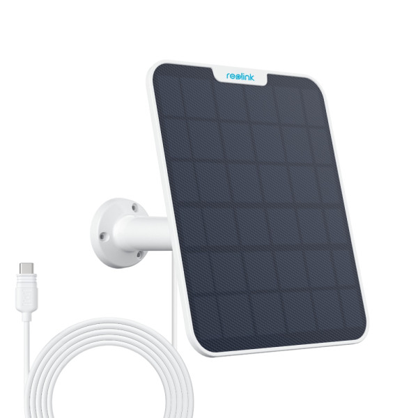 Сонячна панель Reolink Solar Panel 2 White для безперебійного живлення камер відеоспостереження з регульованим кронштейном та захистом від атмосферних впливів IP65 Сонячна панель Reolink Solar Panel 2 White для безперебійного живлення камер відеоспостереження з регульованим кронштейном та захистом від атмосферних впливів IP65
