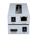 Відеоподовжувач HDMI 50м Dtech DT-7073 для передачі HD-сигналу через вита пара CAT5e/CAT6 з підтримкою 1080p/60Hz Відеоподовжувач HDMI 50м Dtech DT-7073 для передачі HD-сигналу через вита пара CAT5e/CAT6 з підтримкою 1080p/60Hz