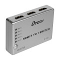 Комутатор HDMI 5x1 4K@30Hz Dtech DT-7021 для підключення мультимедійних пристроїв з підтримкою DTS и Dolby Комутатор HDMI 5x1 4K@30Hz Dtech DT-7021 для підключення мультимедійних пристроїв з підтримкою DTS и Dolby