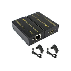 Модуль подовжувач HDMI 30М для відеоспостереження з витою парою Cat 5e, Cat 6 для оптимальної якості передачі сигналу
