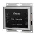 Подовжувач HDMI сигналу 150м IP-150 для передачі відео 1080p через виту пару CAT5e/CAT6e з підтримкою ІЧ-керування Dtech DT-7043 Подовжувач HDMI сигналу 150м IP-150 для передачі відео 1080p через виту пару CAT5e/CAT6e з підтримкою ІЧ-керування Dtech DT-7043