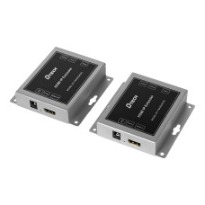 Подовжувач HDMI сигналу 150м IP-150 для передачі відео 1080p через виту пару CAT5e/CAT6e з підтримкою ІЧ-керування Dtech DT-7043