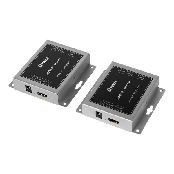 Подовжувач HDMI сигналу 150м IP-150 для передачі відео 1080p через виту пару CAT5e/CAT6e з підтримкою ІЧ-керування Dtech DT-7043 Подовжувач HDMI сигналу 150м IP-150 для передачі відео 1080p через виту пару CAT5e/CAT6e з підтримкою ІЧ-керування Dtech DT-7043