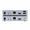 Подовжувач 4K HDMI і USB 2.0 KVM 100m для роботи з комп'ютерами та медіапристроями, модель DT-7051, з підтримкою UTP-кабелів Cat5/Cat6 Подовжувач 4K HDMI і USB 2.0 KVM 100m для роботи з комп'ютерами та медіапристроями, модель DT-7051, з підтримкою UTP-кабелів Cat5/Cat6