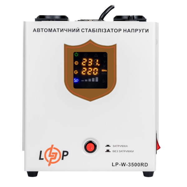 Стабілізатор напруги LP-W-3500RD EU (2100Вт/7 ступ) Стабілізатор напруги LP-W-3500RD EU (2100Вт/7 ступ)