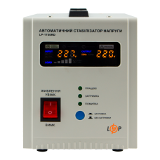 Стабілізатор напруги LP-1750RD (1000Вт / 7 ступ) для захисту домашньої та офісної техніки від стрибків напруги та мережевих перешкод
