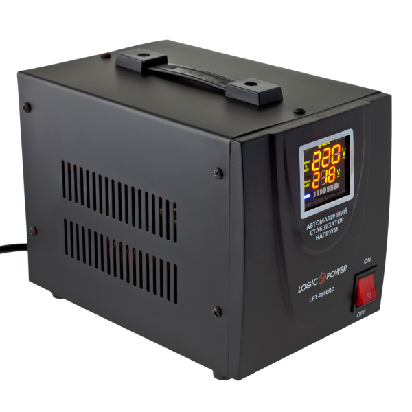 Стабілізатор напруги LPT-2500RD BLACK (1750W) Стабілізатор напруги LPT-2500RD BLACK (1750W)