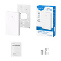 Точка доступа WiFi 6 Cudy AP3000 Wall двухдиапазонная гигабитная AX3000 для создания Mesh сети, поддержка до 256 устройств, настенный монтаж Точка доступа WiFi 6 Cudy AP3000 Wall двухдиапазонная гигабитная AX3000 для создания Mesh сети, поддержка до 256 устройств, настенный монтаж